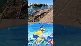 Miniature : 💛🚴‍♀️ Montage de la fresque du Tour en accéléré ⏩️⏩️