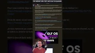 Miniature : TOP DEPART DES TEST DAYS GLF OS QUASAR !!