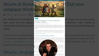 Miniature : Securix et Bureautix : le Linux à la française (0 blague)