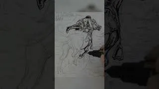 Miniature : J'encre de nouveau UN CHEVAL ! 🐴