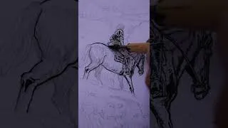 Miniature : J'encre un cheval !🐴