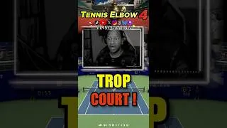 Miniature : 🤭 TROP court #tenniselbow4 #vinsygaming #indiegame  #Playstation5 #tennis