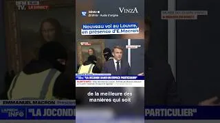 Miniature : Nouveau vol au Louvre en présence d’E.Macron #shorts