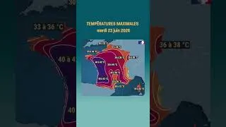 Miniature : Abonne toi pour + d’infos météo #chaleur #meteo #sciences #canicule