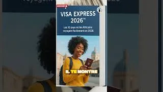 Miniature : 10 Pays Où Les Africains Obtiennent Un Visa FACILEMENT en 2026  #expatriation #afrique #citoyenneté