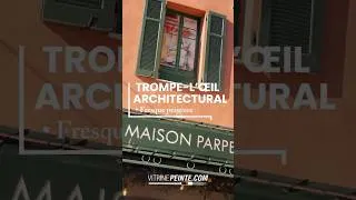 Miniature : 🎨 Effet Trompe-l'œil  : Fausse fenêtre architectural sur facade / #muralist #peinture
