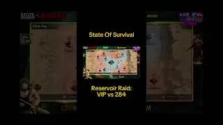 Miniature : State Of Survival: VIP vs 284 - Reservoir Raid Gameplay