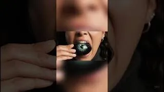 Miniature : ASMR bites ball made of sand and rock #asmr #relaxing #rock #satisfying #ia