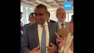 Miniature : Le ministre de l'Education nationale Pap Ndiaye en visite au collège Maryse-Bastié