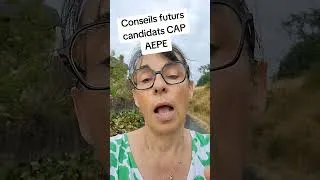 Miniature : conseil futur candidat cap Aepe # #capaepe #aepe