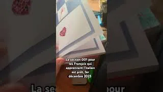 Miniature : La section 001 pour les Français qui apprennent l’italien est prêt, 1er décembre 2025