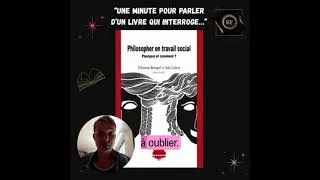 Miniature : Philosopher en travail social : pourquoi et comment ? Sous la dir. de Clément Bosqué & Ada Loiret.