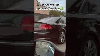 Miniature : Nouvelle app gratuite Car Anonymizer app en beta testflight. J’attends vos retours. #automobile