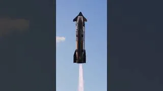 Miniature : Rallumage du #starship 39 avant son amerrissage dans l'océan indien