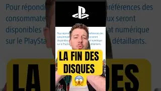 Miniature : PlayStation annonce la fin des DISQUES ❌😱