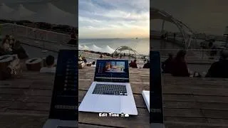 Miniature : Editing Study Vibes by the Sea | Sunset Focus Time | Study With Me #study #studypomodoro