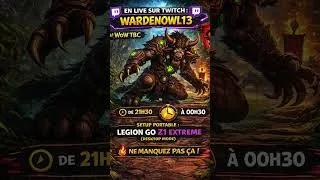 Miniature : WoW TBC en Live ce soir 🐂 Druide Tauren | Pex, Donjons & PvP Sauvage