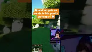 Miniature : Quand ton pote en survie te fais perdre du temps😫🕦