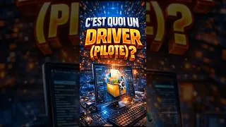 Miniature : 🔧 C'est Quoi Un Driver (Pilote) ? Explication Simple #Driver #Pilote #Windows11 #Windows10 #PC #Tech