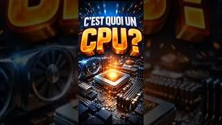 Miniature : 🖥️ C'est Quoi Un CPU ? Explication Simple & Rapide #CPU #Processeur #Informatique #PC #Ordinateur