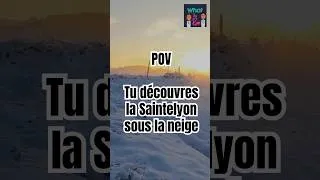 Miniature : POV : Tu découvres la Saintelyon sous la neige ❄️
