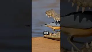 Miniature : 🐦😲🐊 Why Doesn't the Crocodile Eat This Bird?