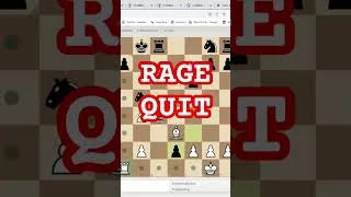 Miniature : Rage quit - Nullos qui joue aux Échecs !