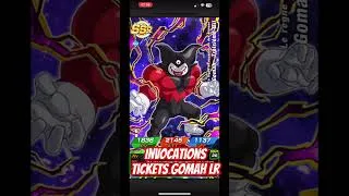 Miniature : INVOCATIONS TICKETS F2P GOMAH LR #dragonball #dokkanbattle #dbz