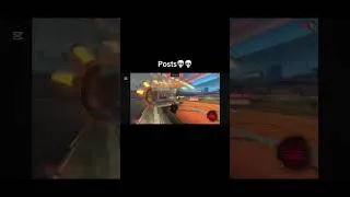 Miniature : The art of hitting post | Rocket league #fyp #rl #funny