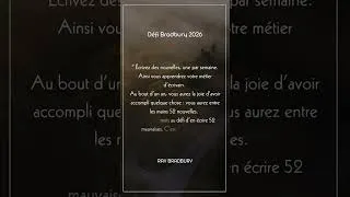 Miniature : Défi Bradbury 2026 🔥 Faites signe si vous souhaitez rejoindre le défi 🔥✨