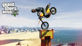 Miniature : LUCKIEST GTA ONLINE STUNT #Shorts