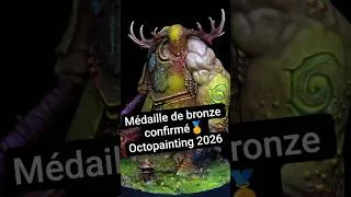Miniature : Médaille de bronze en confirmé à l'octopainting.#warhammer #octopainting #nurgle #concourspeinture