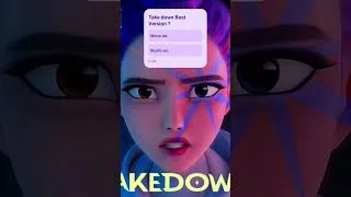 Miniature : HUNTR/X - Take Down (Movie ver.) or (Studio ver.) ? #huntrix ##takedown #rumi #mira #zoey