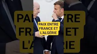 Miniature : France-Algérie : le réchauffement diplomatique enfin amorcé après deux ans de crise #shorts #viral