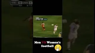 Miniature : Men V.S. Women's football 🤣 #shorts