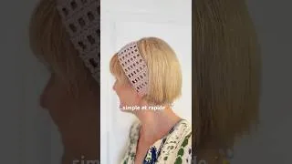 Miniature : TUTO IDÉAL DÉBUTANT ! #crochet #bandeau #crochettutorial