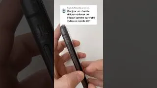 Miniature : Tuto recollage chassis écran iPhone avec B7000  #ecran #B7000 #iphone