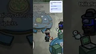 Miniature : un hackeur ou simple bug #amongus #hacker