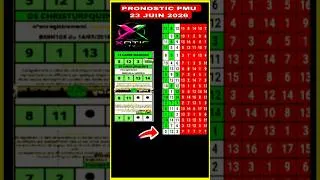 Miniature : PRONOSTIC PMU QUINTÉ+ MARDI 23 juin 2026 SHORTS#