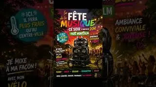 Miniature : 🎶 FÊTE DE LA MUSIQUE – CE SOIR AU PARC MONTCALM 🎶À partir de 20h, retrouve-moi au Parc Montcalm