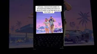 Miniature : GAMEPLAY GTA 6 ! 🔥 #gta6 #gta6trailer #gtavi #gta6news #rockstargames #gtavicecity