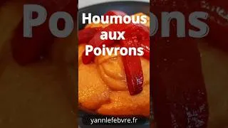 Miniature : Houmous aux Poivrons Grillés – Prêt en 5 minutes #recette