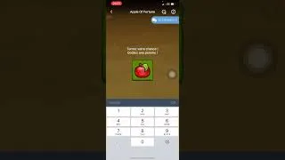 Miniature : Faille sur Apple of fortune #1xbet