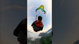 Miniature : En réalité la visibilité était plutôt bonne mais il ne fallait pas traîner quand même! #parapente