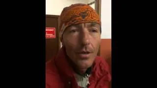Miniature : Philippe Trouvé, lors de sa tentative de record de la traversée du GR20