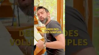 Miniature : Dessiner les formes dans l’espace #dessin #tuto #art #volumes #3d