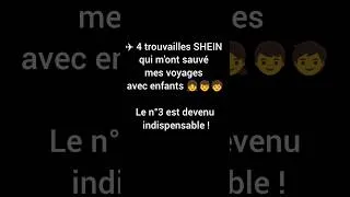 Miniature : ✈️ 4 trouvailles SHEIN qui m'ont sauvé mes voyages avec enfants 👧👦🧒Le n°3 est devenu indispensable !