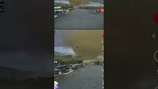 Miniature : DE NOUVELLES VIDÉOS SUR LA TORNADE POMAS ! 😱 #viral #tornado #youtubeshorts
