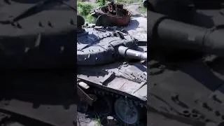 Miniature : D'antiques char T-62 sur le front ? [ #shorts ]
