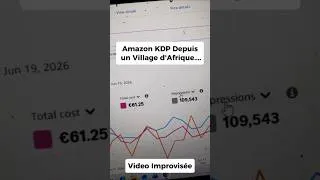 Miniature : Amazon ads performance (Amazon KDP). Résultats Amazon KDP. Faire des ventes sur Amazon kdp.